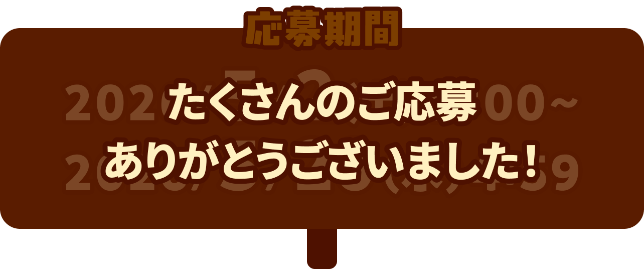 応募期間 2026/5/2(土)11:00~2026/5/20(水)4:59